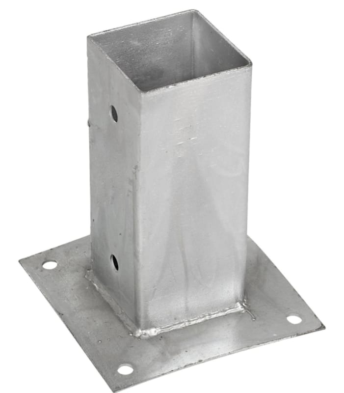 Support piquet pour béton 140 x 140 mm