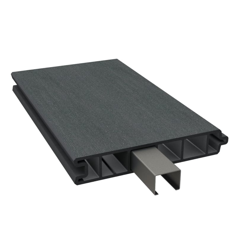 Duofuse Lames Rainurées-Languettées Noir Graphite GB 150x27x2000 mm