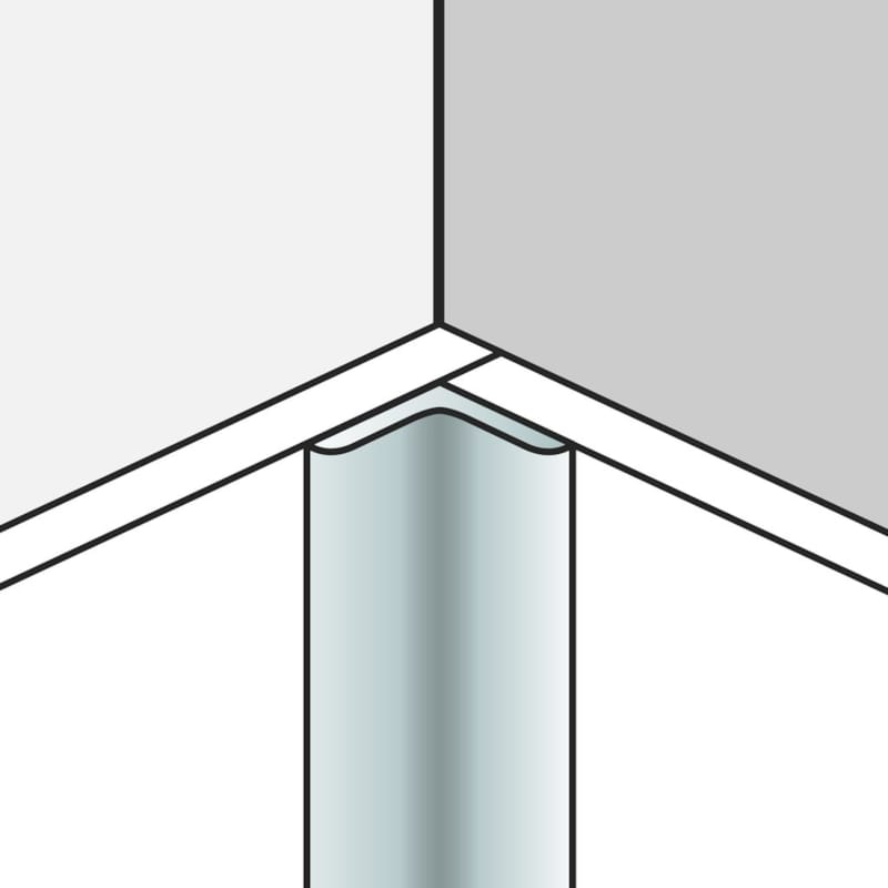 Profilé Coin Dumawall Aluminium Intérieur 12 mm