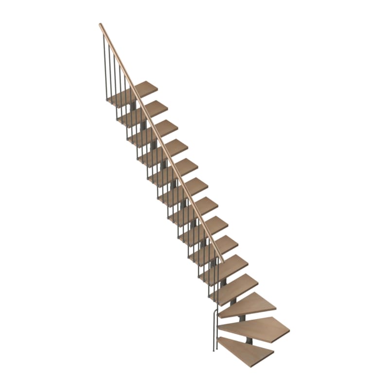 Eureka - Escalier 1/4 tournant gauche