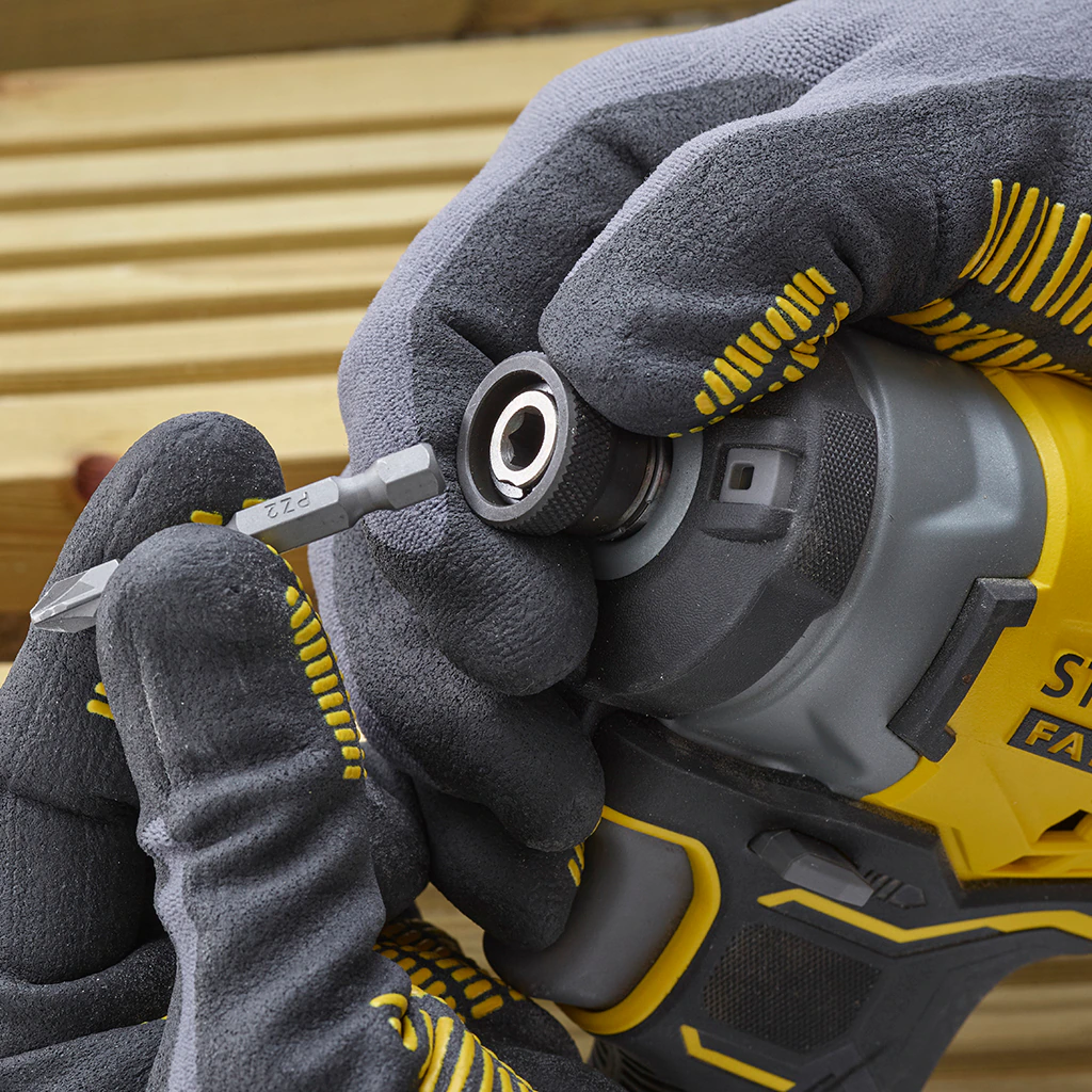 Stanley Fatmax Coffret V20 18V Visseuse à Choc Brushless 3 Vitesses 2x2.0Ah Chargeur 2A Coffret