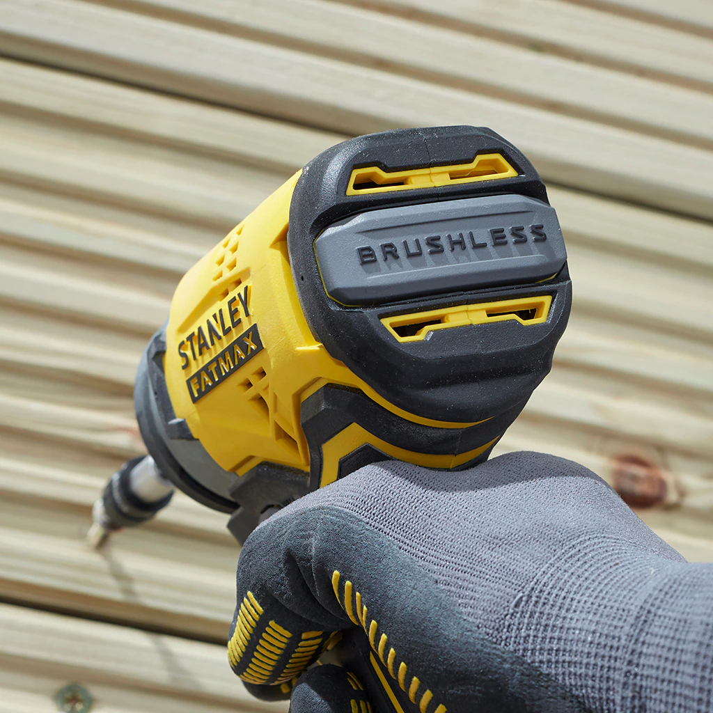 Stanley Fatmax Coffret V20 18V Visseuse à Choc Brushless 3 Vitesses 2x2.0Ah Chargeur 2A Coffret