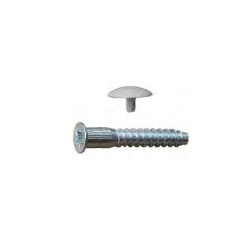 12 Ferrures d'Assemblage de Vis Unita 6,3 x 40 mm