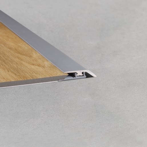 Profilé d'adaptation click Quick-Step - pour sol Vinyl - aluminium argent - 8,5mm x 31mm x 2000mm