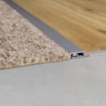 Profilé de bordure click Quick-Step - pour sol Vinyl - aluminium argent - 8,5mm x 24mm x 2