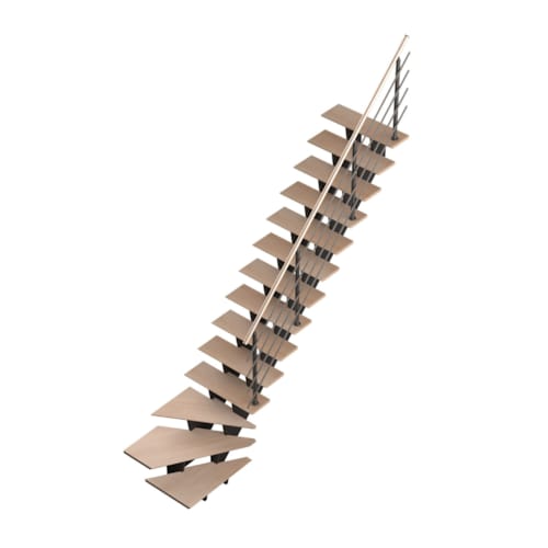 Biax - Escalier 1/4 tournant droit