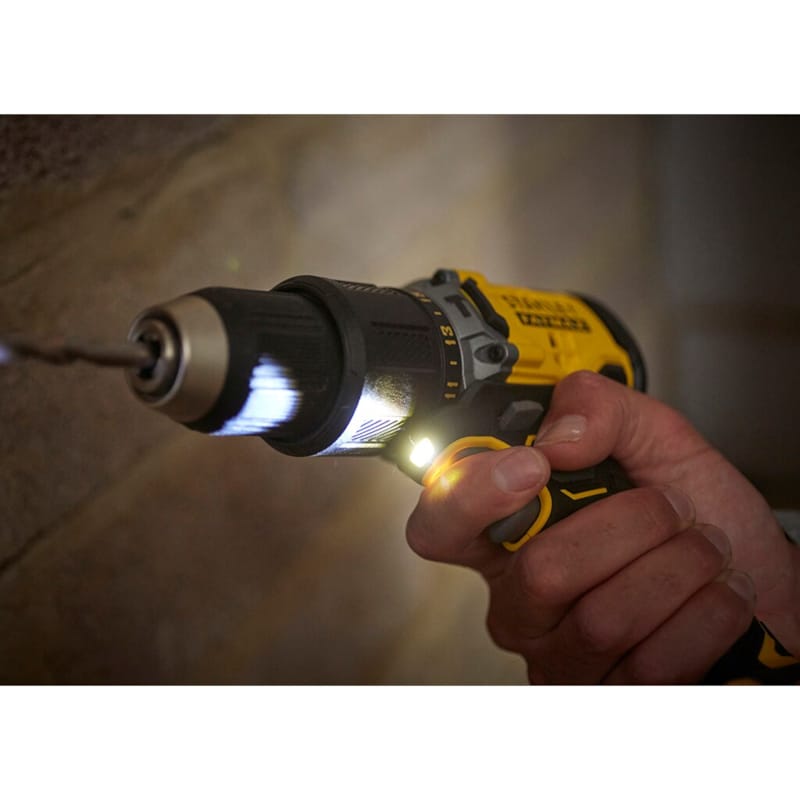 Stanley Fatmax Coffret V20 18V Perceuse à Percussion avec 2 batteries