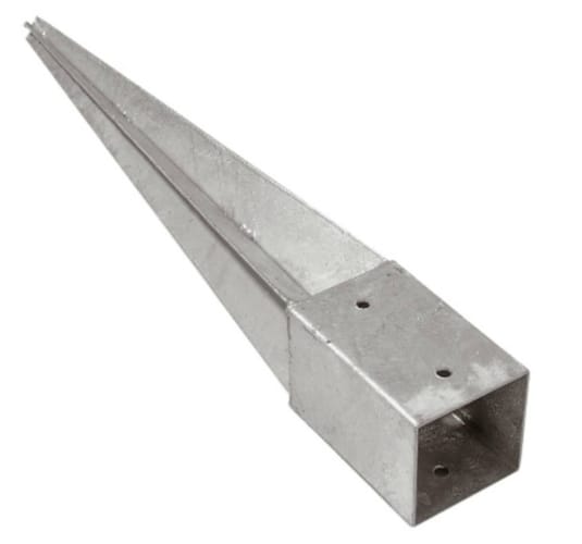 Support piquet pointe - 70 x 70 mm