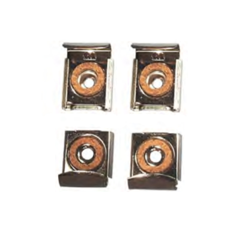 4 Attaches porte-miroir avec ressort
