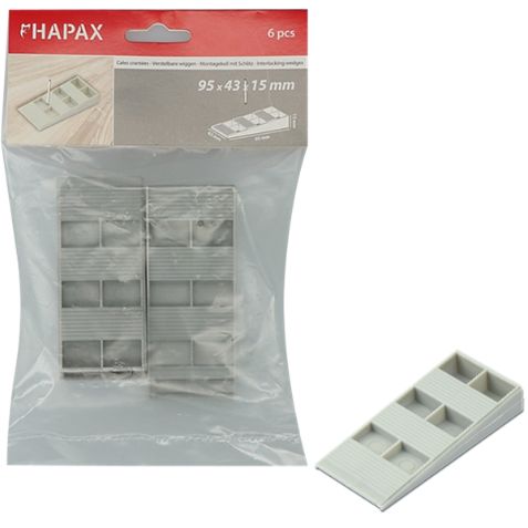 Cales crantées 43X15X95 | 6 pcs