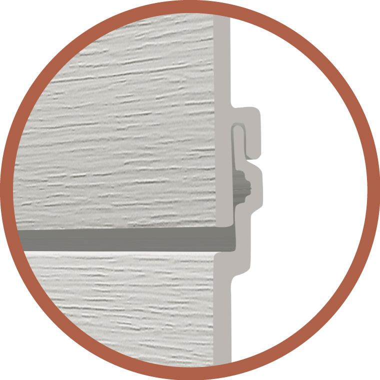 Dumaclin Bardage 185 mm Homogène Gris - Raccord Click Intégré