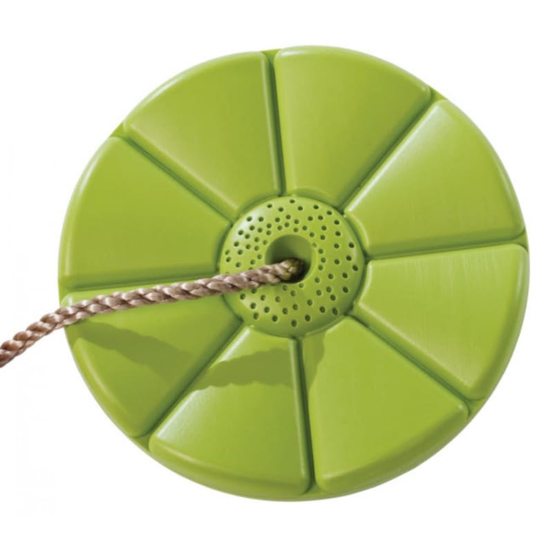 Disque pour balançoire en plastique vert citron
