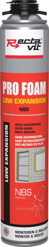 Pro foam low expansion NBS - 800 ml