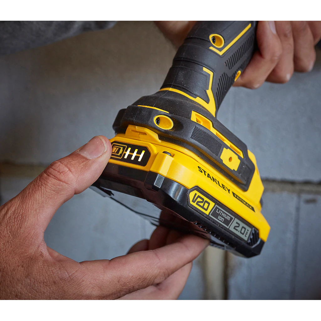 Stanley Fatmax Coffret V20 18V Perceuse à Percussion avec 2 batteries