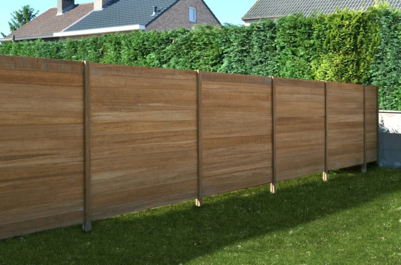 Bambou fencing rainure/languette 14 x 140 mm x 1.95 m